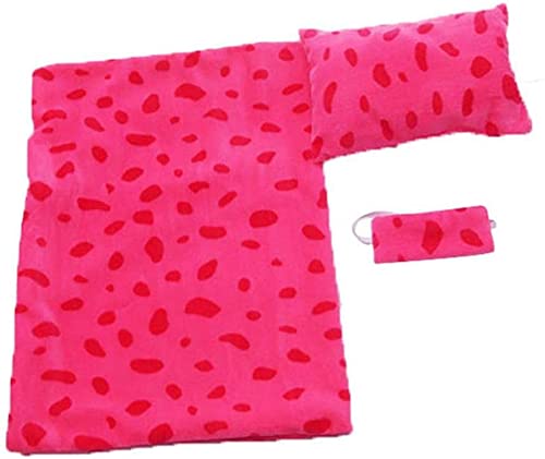 Aeromdale Puppenbett-Zubehör für 45,7 cm große American Girl Puppe – Schlafsack Kissen Augenabdeckung Spielzeug A von Aeromdale