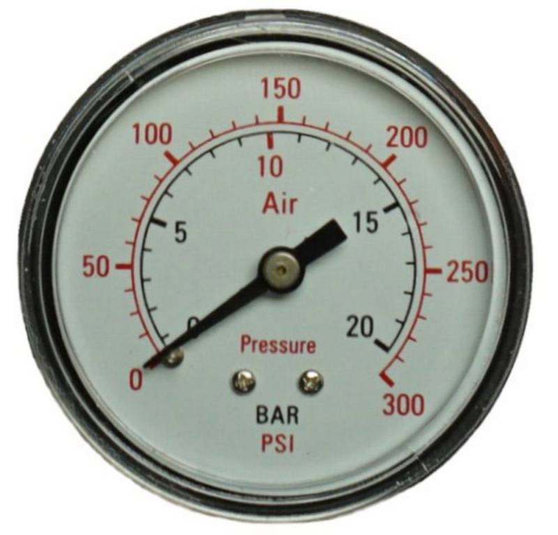 Aerotec Druckluftgeräte-Set Aerotec Manometer 9414582 Anschluss (Manometer): Rückseite Außengewi von Aerotec