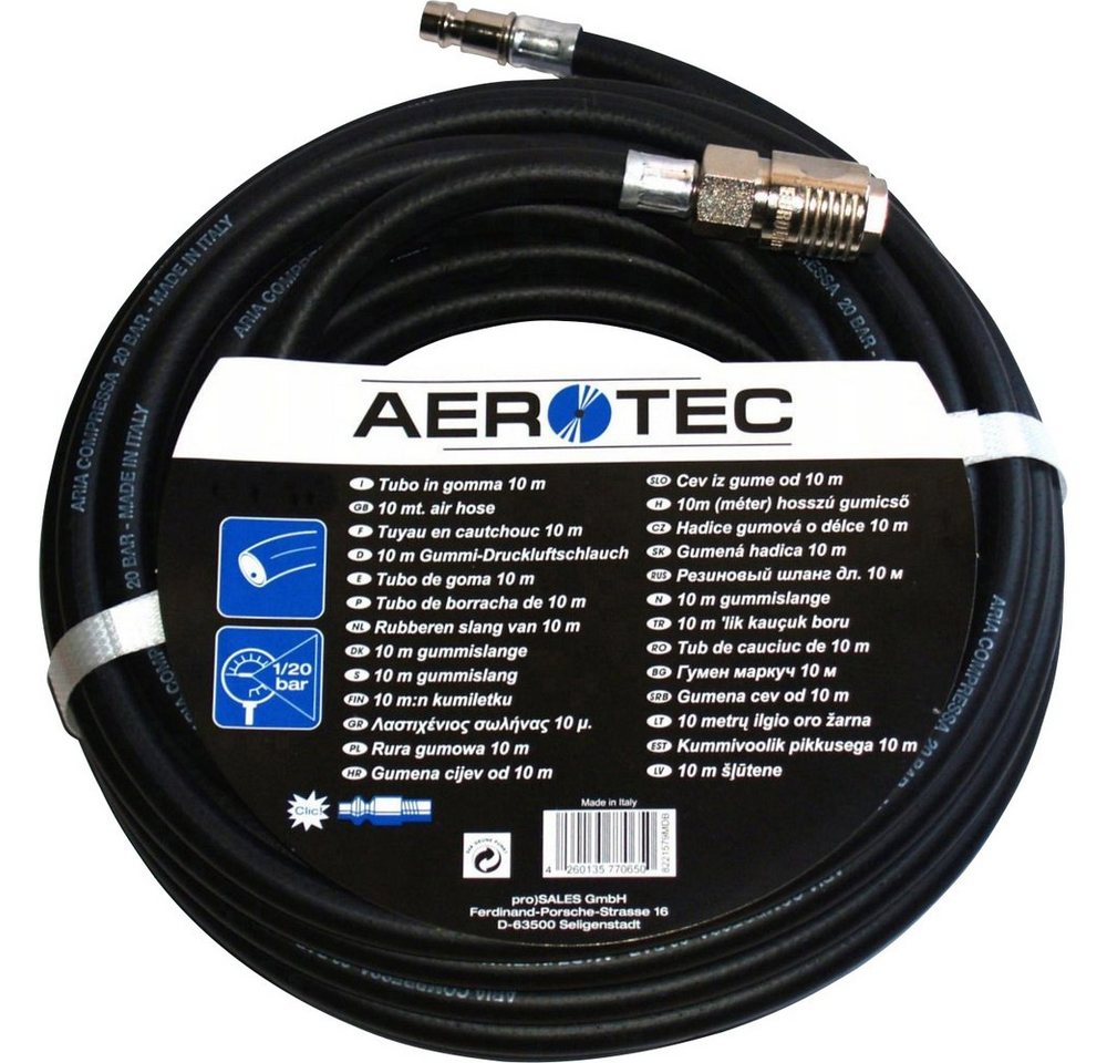 Aerotec Druckluftschlauch Aerotec Druckluft-Schlauch 10 m 20 bar Aerotec Druckluftschlauch Aerotec Druckluft-Schlauch 10 m 20 bar von Aerotec