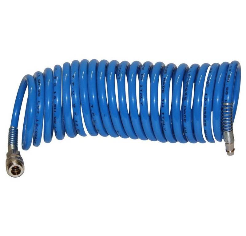Aerotec Druckluftschlauch Spiralschlauch ST 5.5 x 7.5 Meter PU von Aerotec