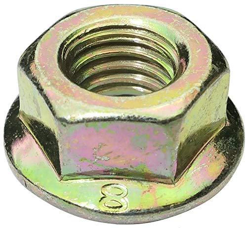 AERZETIX - C19277-10 x Sechskantmutter mit Bund - Flanschmuttern - M8 13mm H8mm - Verzinkter Stahl AERZETIX - C19277-10 x Sechskantmutter mit Bund - Flanschmuttern - M8 13mm H8mm - Verzinkter Stahl von AERZETIX