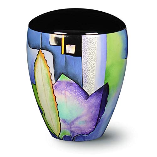 Fiberglas bemalte Urne für Asche, Einäscherung, Fiberglas, moderne Urne für Asche, große Urne für Asche, Gedenkurne für Erwachsene Fiberglas bemalte Urne für Asche, Einäscherung, Fiberglas, moderne Urne für Asche, große Urne für Asche, Gedenkurne für Erwachsene von Aesthetic Urns