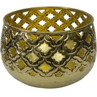 Cut Work Messingpflanztopf, Blumentopf, Pflanzenbehälter, Tischplatte Decor - Goldenes Finish Handgefertigter Messingpflanztopf von AestheticTangerine