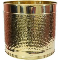 Handgefertigter Messing Übertopf || .gehämmert Design Blumentopf/Für Drinnen/ Draußen Pflanzen - Pflanzer Für Wohnzimmer von AestheticTangerine