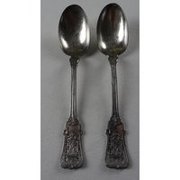 2Er Set Löffel Sehr Alt Frankreich Vintage von AetBBrocante