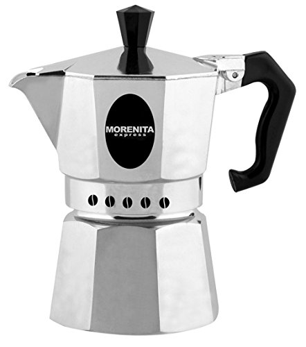 Aeternum 5978 Morenita Espressokocher aus Aluminium für 2 Tasse, silber von Bialetti