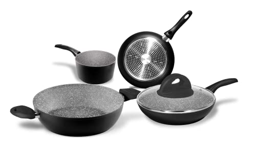 Aeternum Set AUS 5 STÜCK. Steine IN SCHWARZ, Aluminium, Black, 0 cm von Aeternum