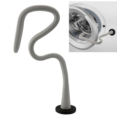 Frontlader-Waschmaschinen-Türstütze, Universelle Magnetischer Waschmaschinen-Türhalter, Flexibler Waschmaschinentürhalter, Passend für die Meisten Waschmaschinen, Waschmaschinentür Offen Halten (Grau) von AetherAurora