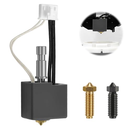 Hotend Kit für Anycubic Kobra S1, Upgrade Hotend Kit mit 2 PCS 0,4mm Düsen für Anycubic Kobra S1/S1 Combo 3D - Drucker von Aéttézoe