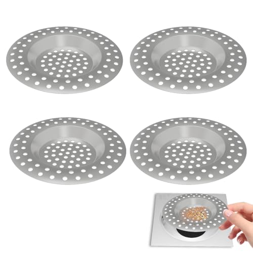 4 Stück Abflusssieb Edelstahl, Löcher Waschbecken Sieb, Abflusssiebe aus Edelstahl, Abflusssieb Dusche, Abflusssieb Siebe, Haarsieb, Spülbeckenabflusssieb 4 Stück Abflusssieb Edelstahl, Löcher Waschbecken Sieb, Abflusssiebe aus Edelstahl, Abflusssieb Dusche, Abflusssieb Siebe, Haarsieb, Spülbeckenabflusssieb von Aeuezxx