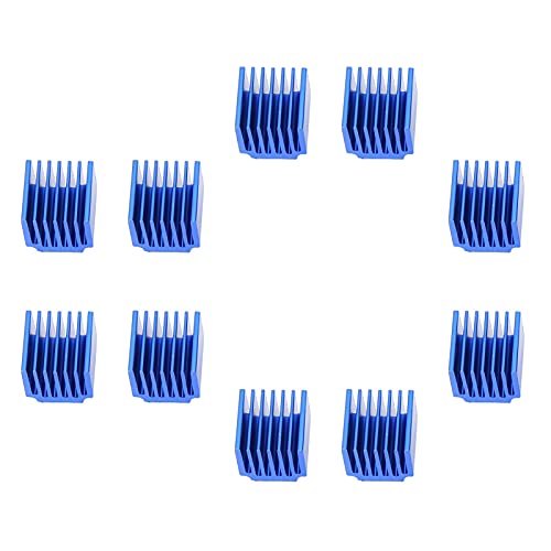 Aeun Aluminium-Kühlkörper, Aluminium-Kühlkörper Blau mit Hoher Leistung für Schrittmotor von Aeun