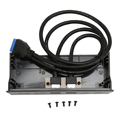 Aeun USB-Frontpanel-Hub, 5,25-Zoll-Frontpanel Einfache Installation 5 Gbit/s Hochgeschwindigkeits-Robuste Metallkonstruktion für PC-Gehäuse Aeun USB-Frontpanel-Hub, 5,25-Zoll-Frontpanel Einfache Installation 5 Gbit/s Hochgeschwindigkeits-Robuste Metallkonstruktion für PC-Gehäuse von Aeun