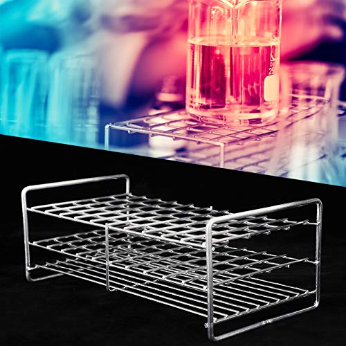 Reagenzglasgestell aus Metall, Temperaturbeständige Reagenzglashalterung, Reagenzglasgestell, Medizinischer Test für Testarbeit von Aeun