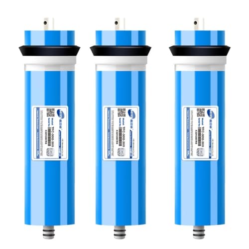 Umkehrosmose-Membranelement, RO-Membran-Umkehrosmose Wasserfilter 50/75/100/200/300/400/600 GPD Austausch Osmose-Wasser, Universell Kompatibel Umkehrosmose RO Membran Ersatz-3Pcs von Aevmsor