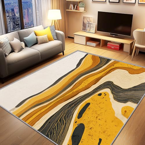 AevuCub Abstrakt Deko, Modern Strichzeichnungen Teppich 50x80 Kurzflor, Kleiner Teppich Wohnzimmer Rustikales, Weich rutschfest Waschbare Teppiche, Bettvorleger Schlafzimmer Kinderzimmer AevuCub Abstrakt Deko, Modern Strichzeichnungen Teppich 50x80 Kurzflor, Kleiner Teppich Wohnzimmer Rustikales, Weich rutschfest Waschbare Teppiche, Bettvorleger Schlafzimmer Kinderzimmer von AevuCub