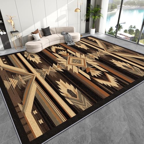 AevuCub Western Deko, Azteken Indianer Teppich 200x300 Kurzflor, Großer Teppich Wohnzimmer Boho Tribal Rustikale, Weich rutschfest Waschbare Teppiche, Bettvorleger Schlafzimmer Kinderzimmer AevuCub Western Deko, Azteken Indianer Teppich 200x300 Kurzflor, Großer Teppich Wohnzimmer Boho Tribal Rustikale, Weich rutschfest Waschbare Teppiche, Bettvorleger Schlafzimmer Kinderzimmer von AevuCub