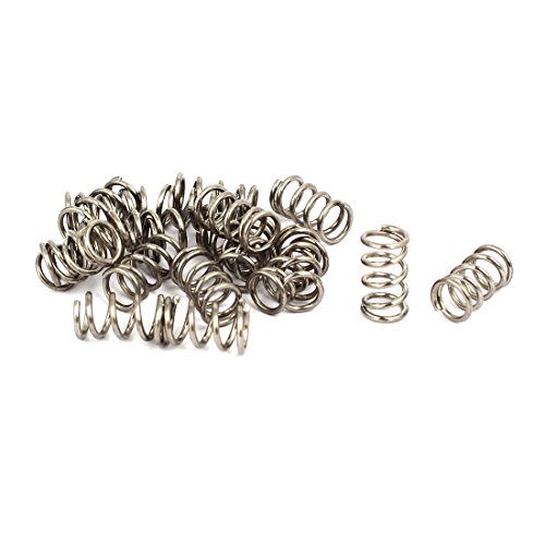 Aexit 0,8 mm x 6 mm x 10 mm 304 Edelstahl-Druckfedern 20St (739363b58fb0879e519a62146139caa9) von Aexit
