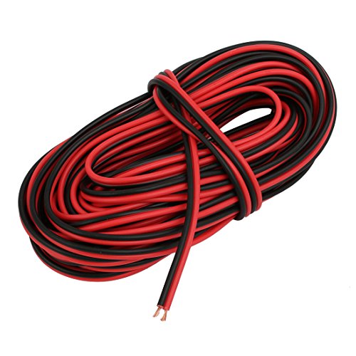Aexit 0.5mm2 Indoor Outdoor PVC Isolierte Elektrische Kabel Schwarz Rot 12 Meter (24d2fa8c2e2f91112707e4b94d589844) von Aexit