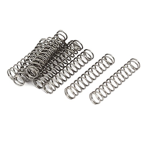 Aexit 0.8mmx8mmx40mm 304 Edelstahl-Druckfedern Silberfarbe 10st (bbf7e590b035422453065e42fc68af61) von Aexit