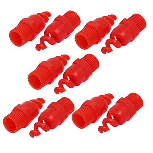 Aexit 1/2 Außengewinde PP Spiralkegel Zerstäubte Düse Industrial Spray Rot 10 stücke (aa112b1d8091d3e0f3cc15dfbaebf5d1) von Aexit