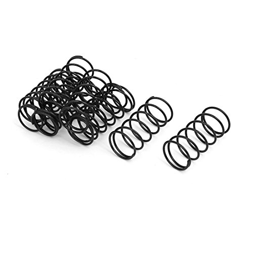 Aexit 1,2mm Drahtdurchmesser 18mm Außendurchmesser 40mm Länge Druckfeder schwarz 10St (ad3476770c94159e9fa89d428d7c78f1) von Aexit
