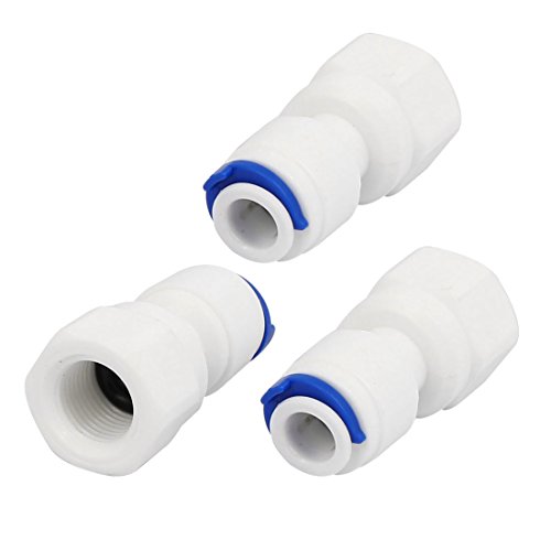 Aexit 1/4-zoll Push Fit Rohr x M12 Innengewinde Schnellkupplung 3 stücke für RO Wasserhahn (fb11a6707eca262824668f7d08291f6b) von Aexit