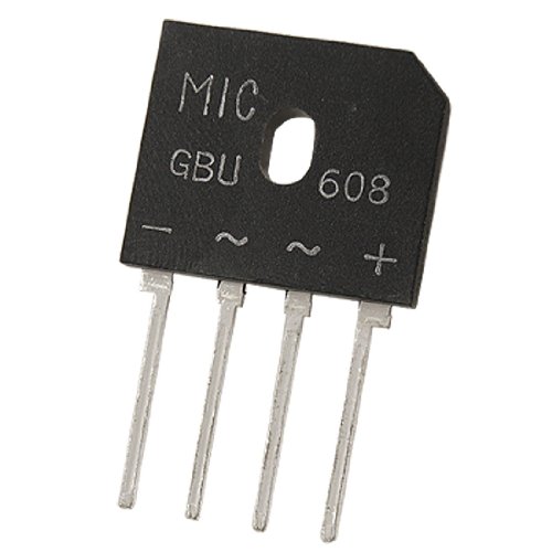 Aexit 10 Stücke GBU608 einphasig Glas passivierte Brückengleichrichter 6A 800V (4289c9ce1678eec1acf2c8fdcbee9ba2) von Aexit