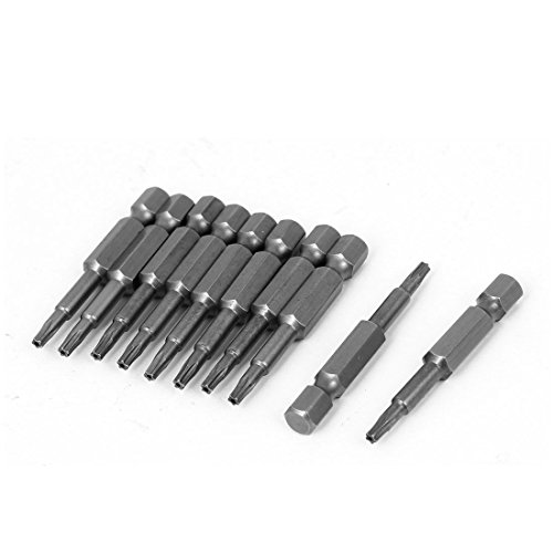 Aexit 10 stücke 50mm Lange 1/4' 'Sechskantschaft 5 Punkt Stern Pentalobe Schraubendreher-bits TS10 (4d01ddcb75c167f6d8b2098bbc942e98) von Aexit