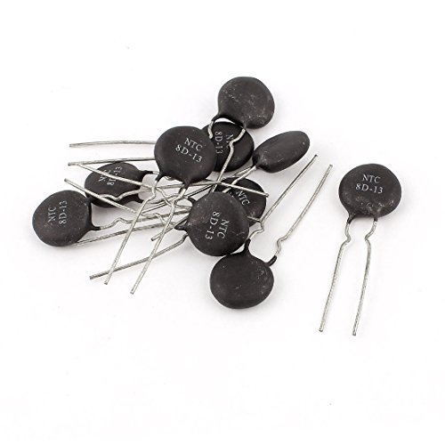 Aexit 10 stücke NTC 8D-13 4A 8 Ohm 13mm DIY Surge Strombegrenzung Thermistor Temperatursensor Widerstand Neue (74e6c7fd3b2f051f76773004e664bbeb) von Aexit