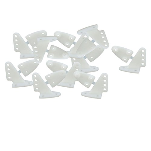 Aexit 10 stücke RC Fernbedienung Flugzeug Ersatzteile 16,5x20mm Dreieck Ruderwinkel Weiß (415c2236eb8099fa67654f0f5585250d) von Aexit