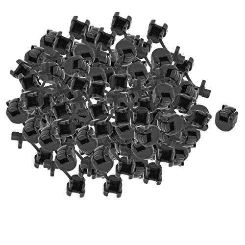 Aexit 100 Stk HDB-3 P-4 Flachkabel Kabel Zugentlastung Bush Gummitülle 10,2 mm Länge von Aexit