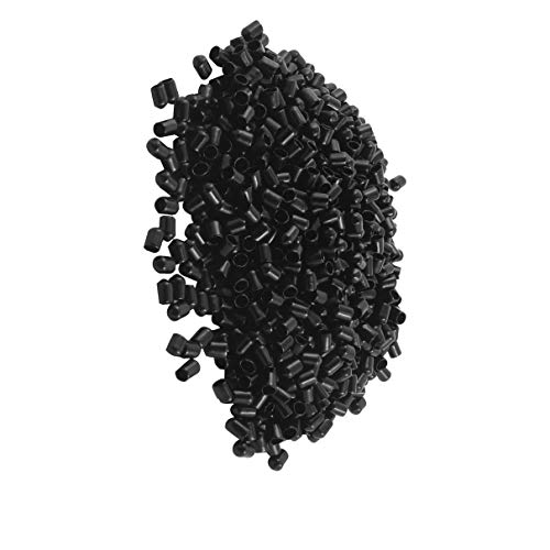 Aexit 1000 Stück 6 mm Inner Dia Runde Spitze schwarz PVC isoliert Endkappen Aexit 1000 Stück 6 mm Inner Dia Runde Spitze schwarz PVC isoliert Endkappen von Aexit