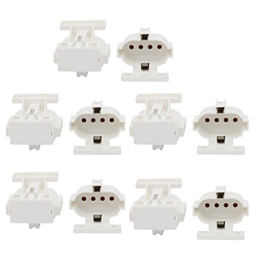 Aexit 10Pcs 2G7-F447 AC 500 V 2A H Sockel fluoreszierende PL-Röhre Lampenfassung (7e352c1c697653f05982d9130c7f21eb) von Aexit