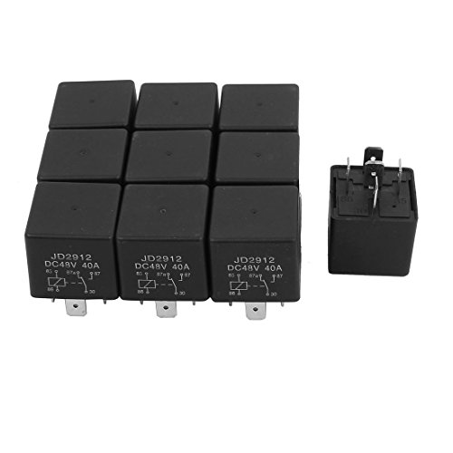 Aexit 10Stk Energien Relais JD2912 DC 48V Spule 40A 5 Stifte SPDT Fahrzeug Sicherheit von Aexit