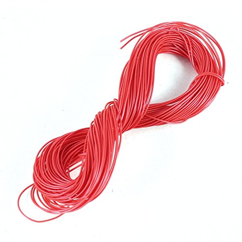 Aexit 10m 33Ft 30AWG 0,65mm Hi-Temp Hohe Tempreture PTFE Wrap Kabel Drahtseil Rot (11fe4b0a69667b89ffa82c974652b8e1) von Aexit