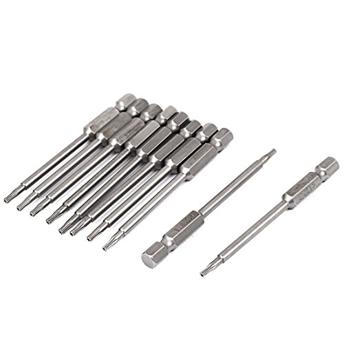 Aexit 10pcs TT8 Torx -Schraubendreher-Bits-Hardware-Werkzeug (c2a5086e15084d3c63e0555476ff31be) von Aexit
