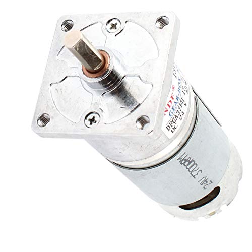 Aexit 114 mm Baumarkt lang, 6 mm Durchmesser Welle DC 24 V 200 U/min Ausgangsdrehzahl Elektroinstallation ausgerichtet, Motor von Aexit