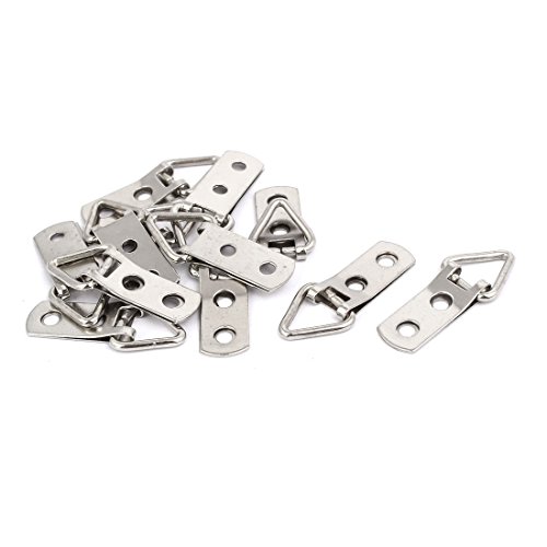 Aexit 12 Stück Baumarkt Ölgemälde Bilderrahmen Wandhalter Haken Aufhänger Eisenwaren Ring Silber von Aexit