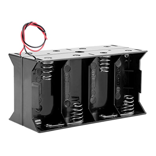 Aexit 12 V Batteriehalter Fall Aufbewahrungsbox 8 x 1,5 V D Batterien Drahtleitungen (36d86c2fd0de4662f436789f607c4b14) von Aexit