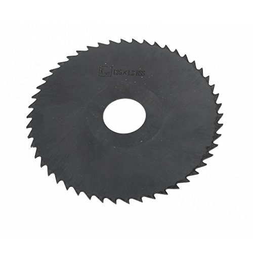 Aexit 125 mm x 1,2 mm x 50 Zähne Holzbearbeitung HSS-Kreissägenschneider schwarz (dab00f03ef05cac6826952a392883410) von Aexit