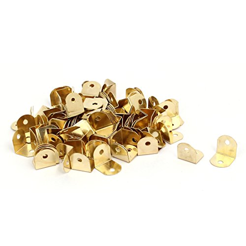 Aexit 13mmx12mmx13mm L Form Metall Winkel Klammern Ecke Hosenträger Goldton 200 stücke (6f22d0f86fc8b450a01d217805b6de24) von Aexit