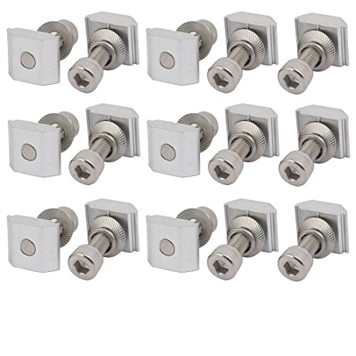 Aexit 15 Stück Aluminiumlegierung Sonnenkollektor Halterung Clamp Block für Gerahmtes Panel (6d9987dd0b789313134fecff7dc55927) von Aexit