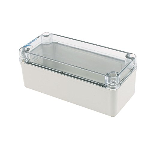 Aexit 180 x 80 x 70 mm transparente Abdeckung verschlossen, staubgeschützt IP65 Verbindungsstelle Gehäuse Aexit 180 x 80 x 70 mm transparente Abdeckung verschlossen, staubgeschützt IP65 Verbindungsstelle Gehäuse von Aexit