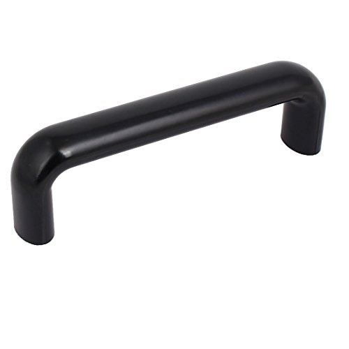 Aexit 180mm Lochabstand Bogenform Kunststoffziehgriff Schwarz für Kabinett (25dfff819b488b940de8f631ac487e23) von Aexit
