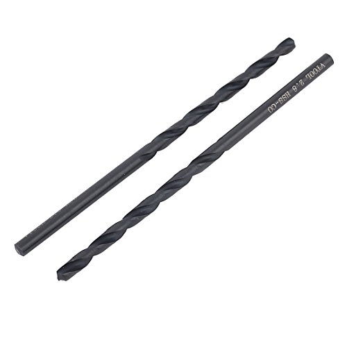 Aexit 2 Stück HSS-CO 2,8 mm Dia-Zylinderschaft Spiralbohrer für Bohrer (d4f57561174a637ea168cff7cb73f39e) von Aexit