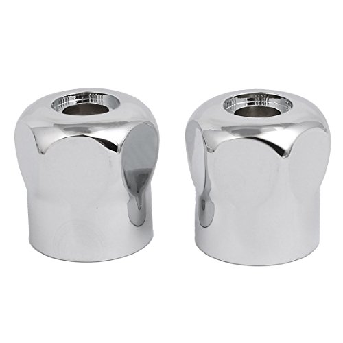 Aexit 2 stücke 30mm x 34mm zin-k-legierung Wasserhahn Wasserhahn Griff Griff Silber Ton (6cc9ea4497ff7c014329dce72d632e1a) von Aexit