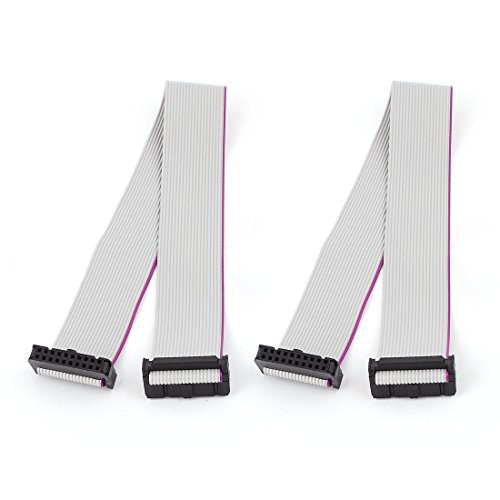 Aexit 2 stücke FC20P 20Pin IDC Buchse Verlängerung Flachbandkabel Draht 30 cm Länge für DIY (e7d32411ce532ac55830a298e6d19908) von Aexit