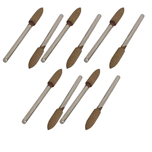 Aexit 2.35mm Schaft 4mm Kegelkopf Kuh Leder Polieren Schleifen Mounted Point 10pcs (834ab9b51c247d3121c1420ec0bf27f1) von Aexit