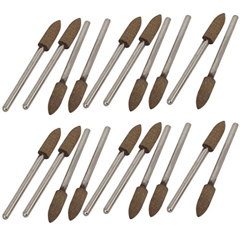 Aexit 2.35mm Schaft 5mm Kegelkopf Kuh Leder Polieren Schleifen Mounted Point 20pcs (c10de2953e6cdf73e2bb5bb77392eaca) von Aexit