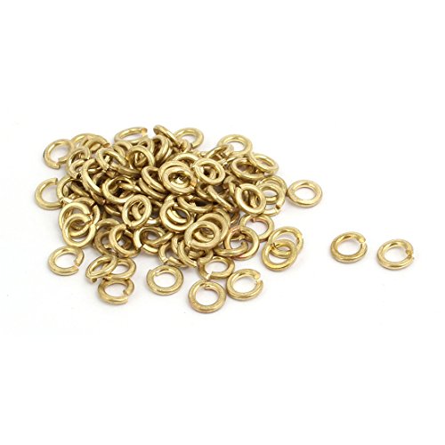 Aexit 2.5mm Innendurchmesser Messing Split Lock Federscheibe Dichtung Gold Tone 100pcs (86694898b548ef0fc9a93840b401b494) von Aexit